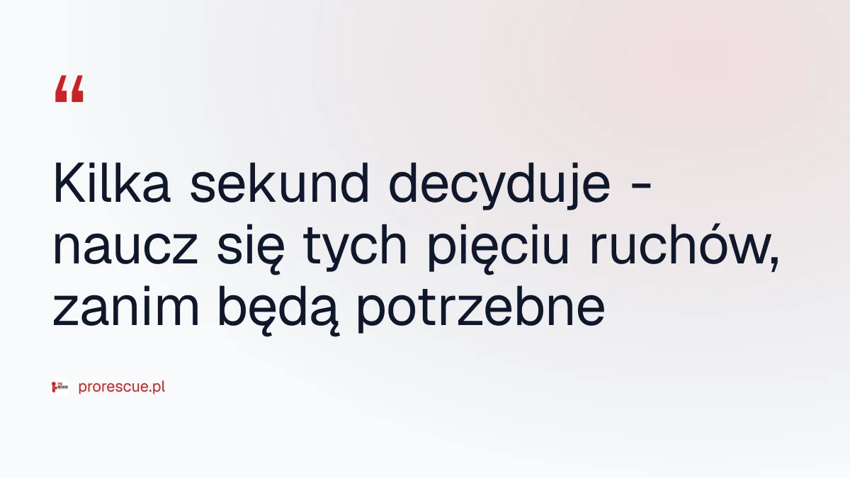 Kilka sekund decyduje - naucz się tych pięciu ruchów, zanim będą potrzebne - zadławienie u dziecka pierwsza pomoc